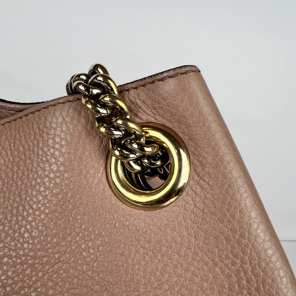 Gucci Marmont Soho Chain Hobo Medium in Blush - Picture 7 of 15